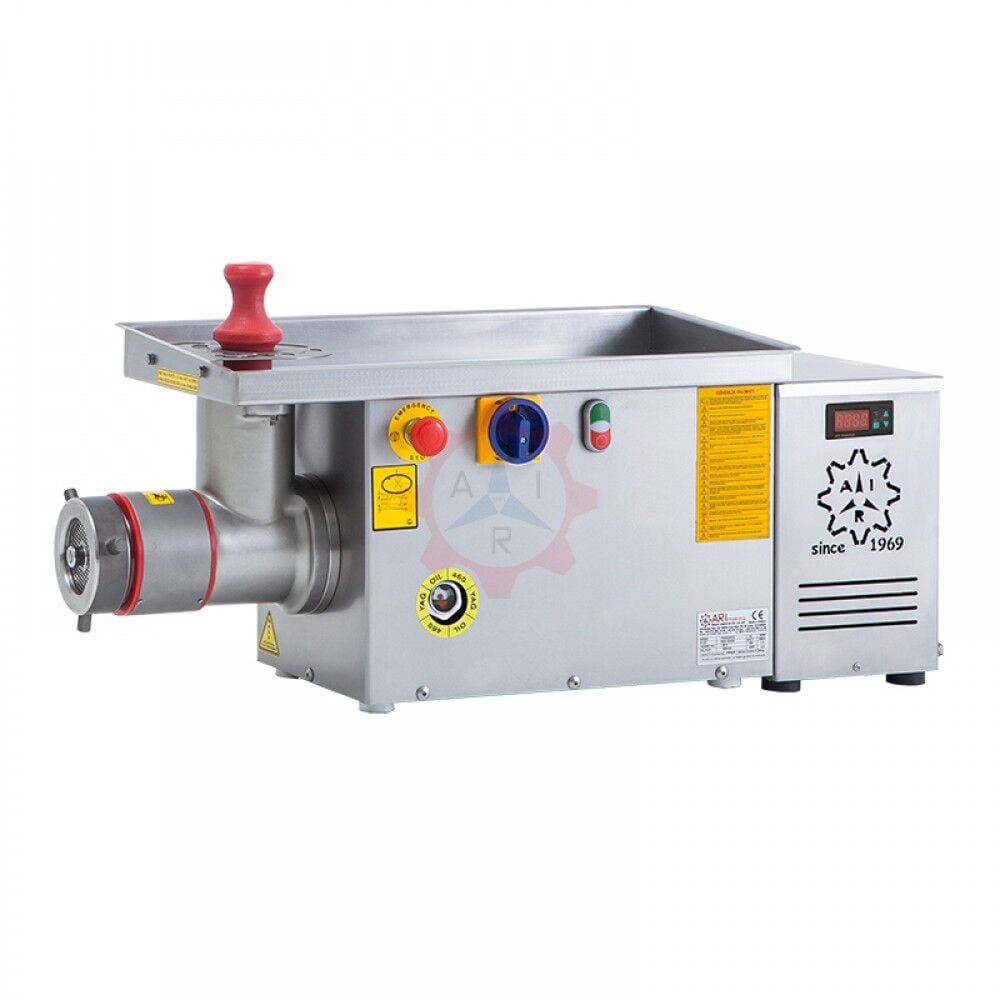 Arı Makina No 32 Sanayi Tipi Soğutuculu Kıyma Makinesi 600 Kg/Sa 304 Kalite