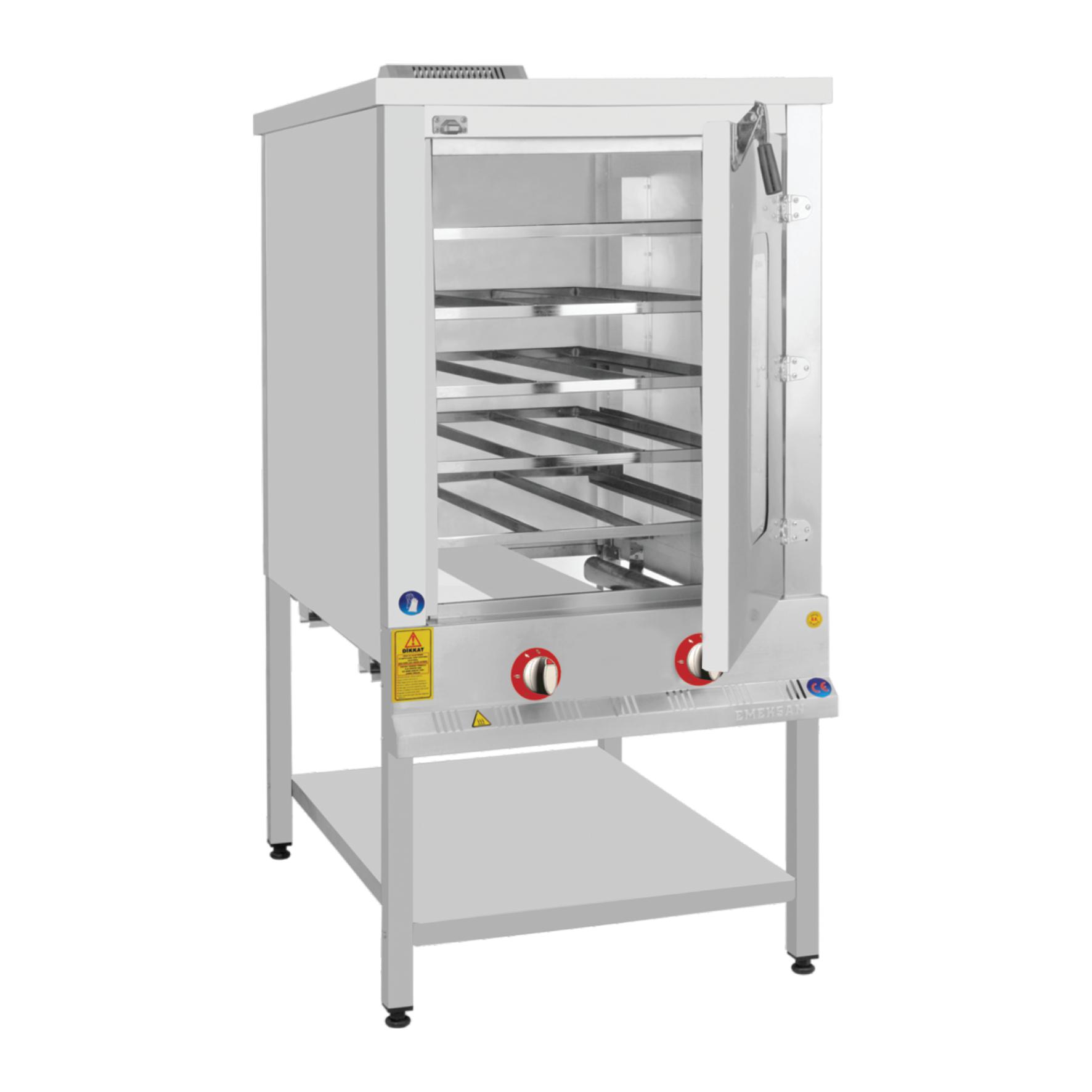Gazlı 75'lik Pasta Börek Fırını 5 Raflı (75x100x150 cm)