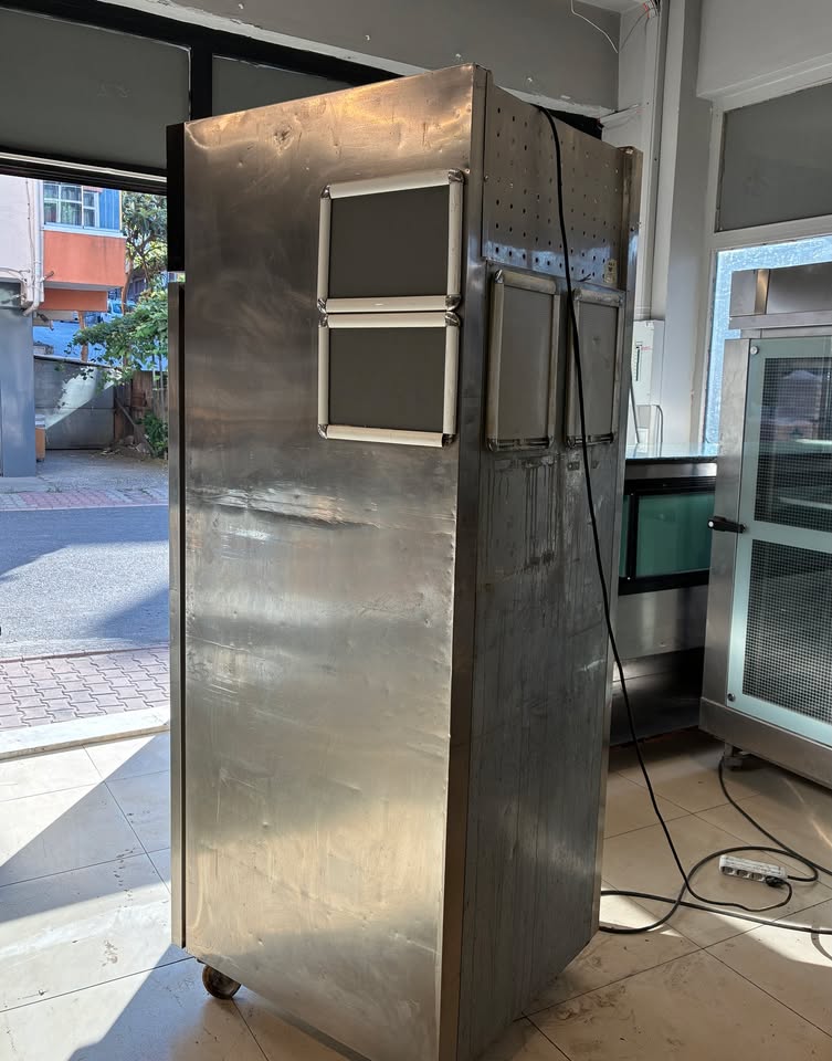 İkinci El Dik Tip Tek Kapılı Paslanmaz Soğutucu Dolap 70x80x205 cm - Görsel 6
