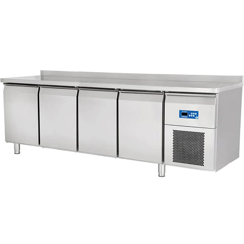 Öztiryakiler Dört Kapılı Yatay Tezgah Tipi Buzdolabı 518 Lt (-2 / +8 °C) Monoblok Motor 304 Kalite