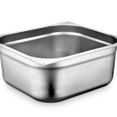 Paslanmaz Gastronom Küvet 2/3 - 65 mm (5.5 Lt) 304 Kalite